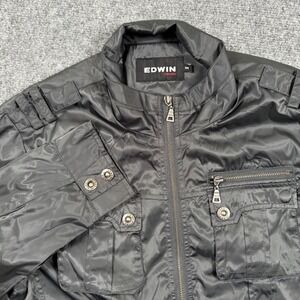 Edwin Collection XL Black Lightweight‎ Full Zip Jacket Long Sleeve Japan Men's